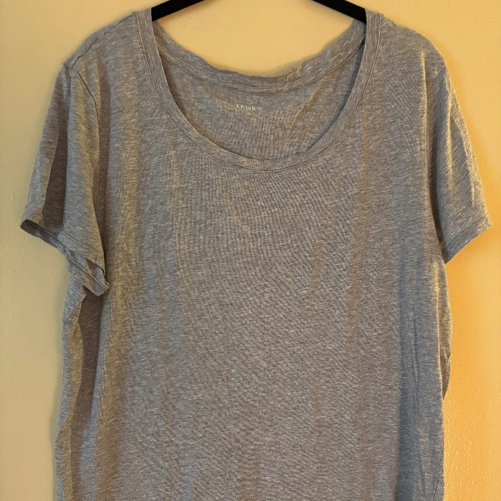 Quince Cotton Modal Scoop Neck Tee